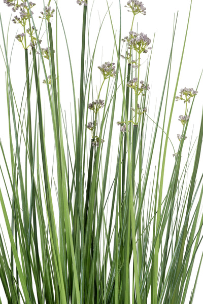 Iarba artificiala Onion 150 cm cu 11 flori de praz violet