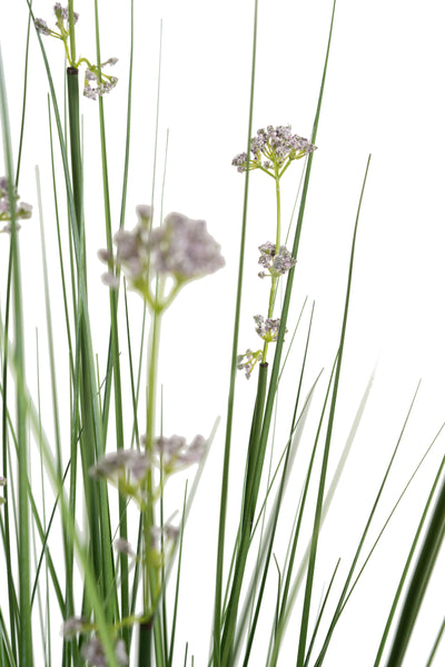 Iarba artificiala Onion 150 cm cu 11 flori de praz violet