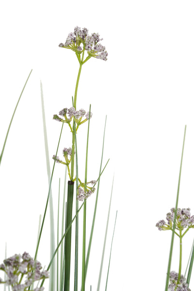 Iarba artificiala Onion 150 cm cu 11 flori de praz violet