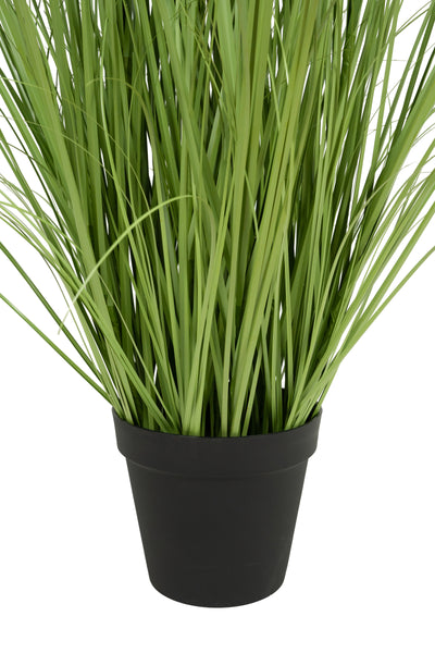 Iarba artificiala Onion 150 cm cu 18 flori de morcov albe