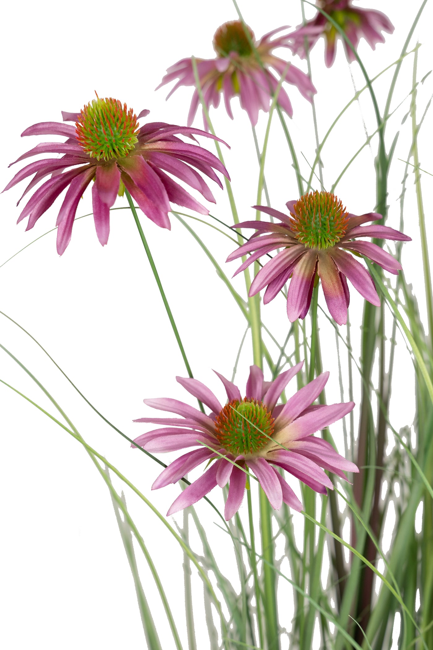 Iarba artificiala Onion 150 cm cu 22 flori violet de crizantema