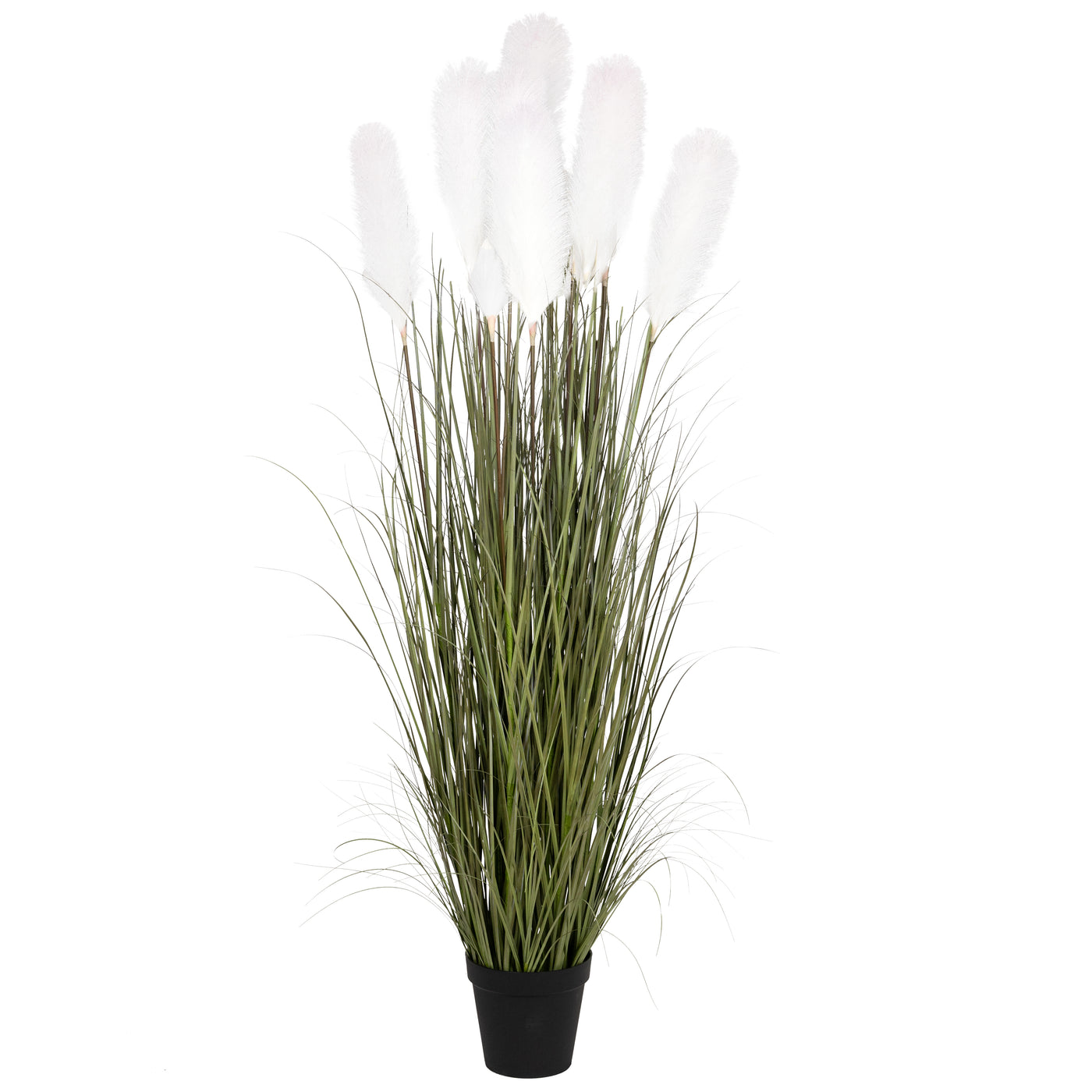 Iarba artificiala Onion 180 cm cu 9 flori crem de pampas