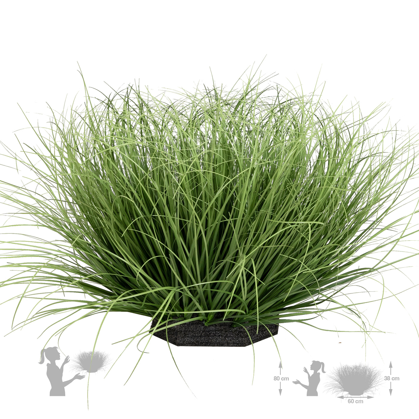 Iarba artificiala Onion 38 cm verde