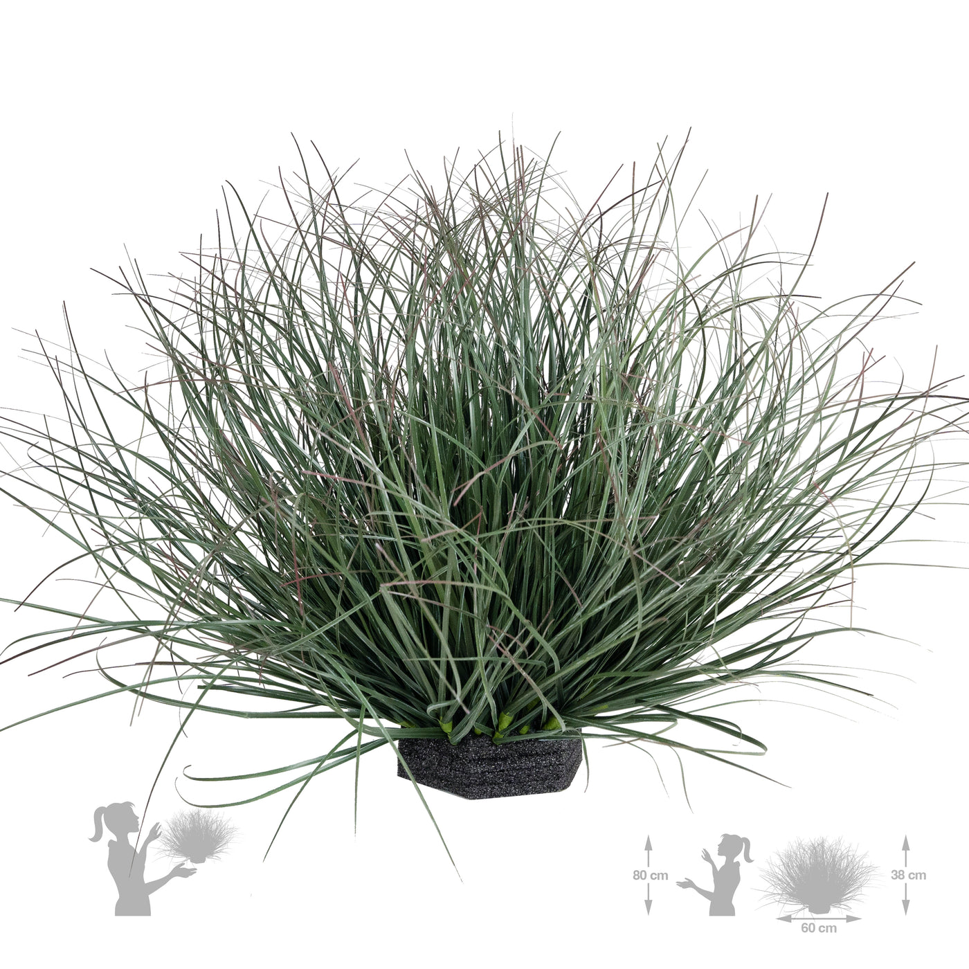 Iarba artificiala Onion 38 cm verde inchis