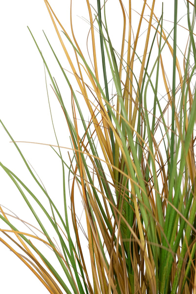 Iarba artificiala Onion 50 cm cu 3 flori de crizantema albe