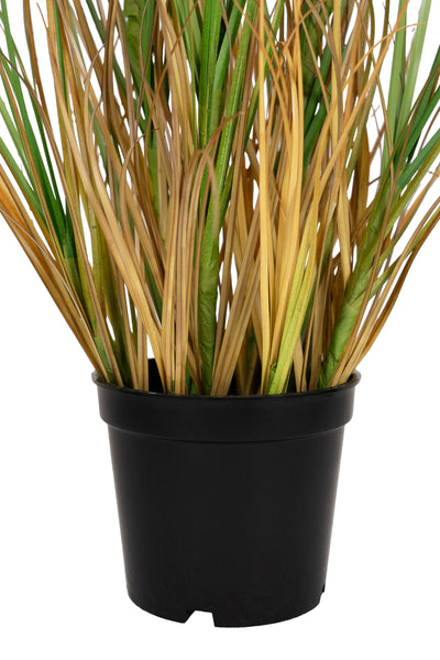 Iarba artificiala Onion 50 cm cu 3 flori de crizantema albe