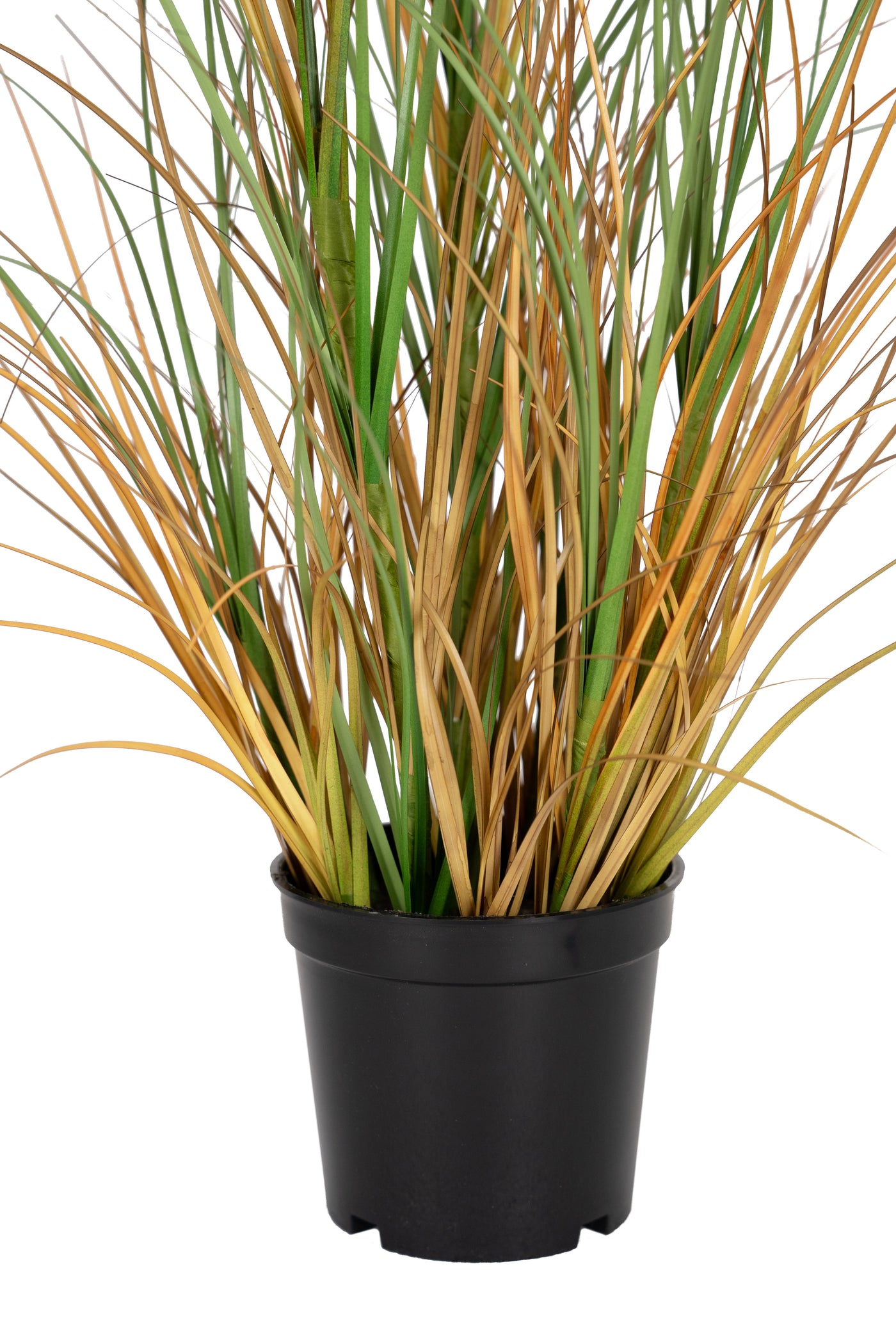 Iarba artificiala Onion 50 cm cu 3 flori de crizantema galbene