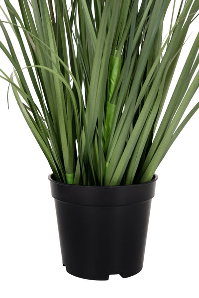 Iarba artificiala Onion 60 cm cu 4 flori de crizantema mov