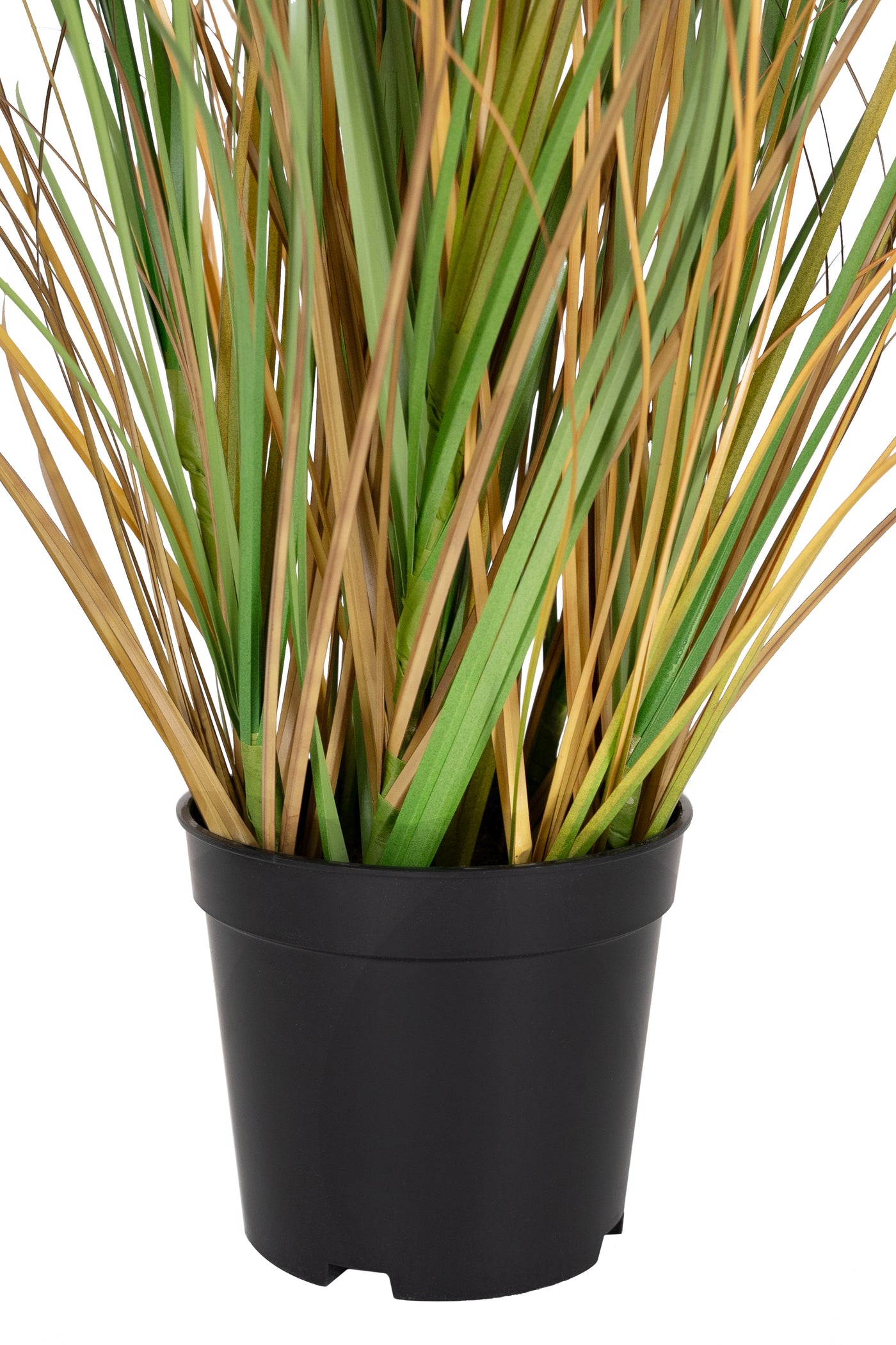 Iarba artificiala Onion 60 cm cu 5 flori albe de crizantema