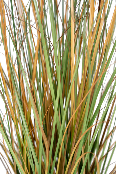 Iarba artificiala Onion 60 cm cu 5 flori galbene de crizantema