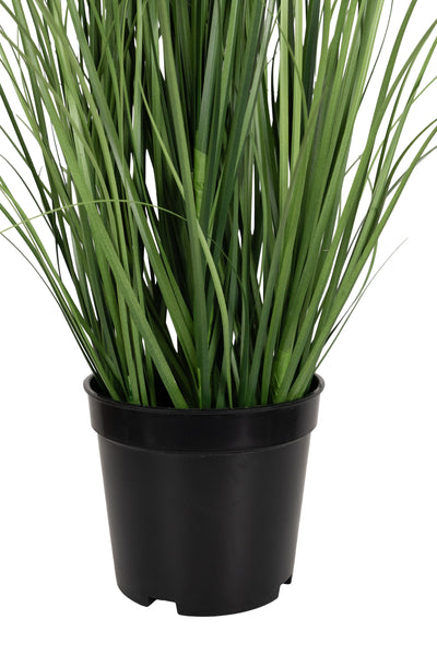 Iarba artificiala Onion 60 cm cu 5 flori roz de crizantema
