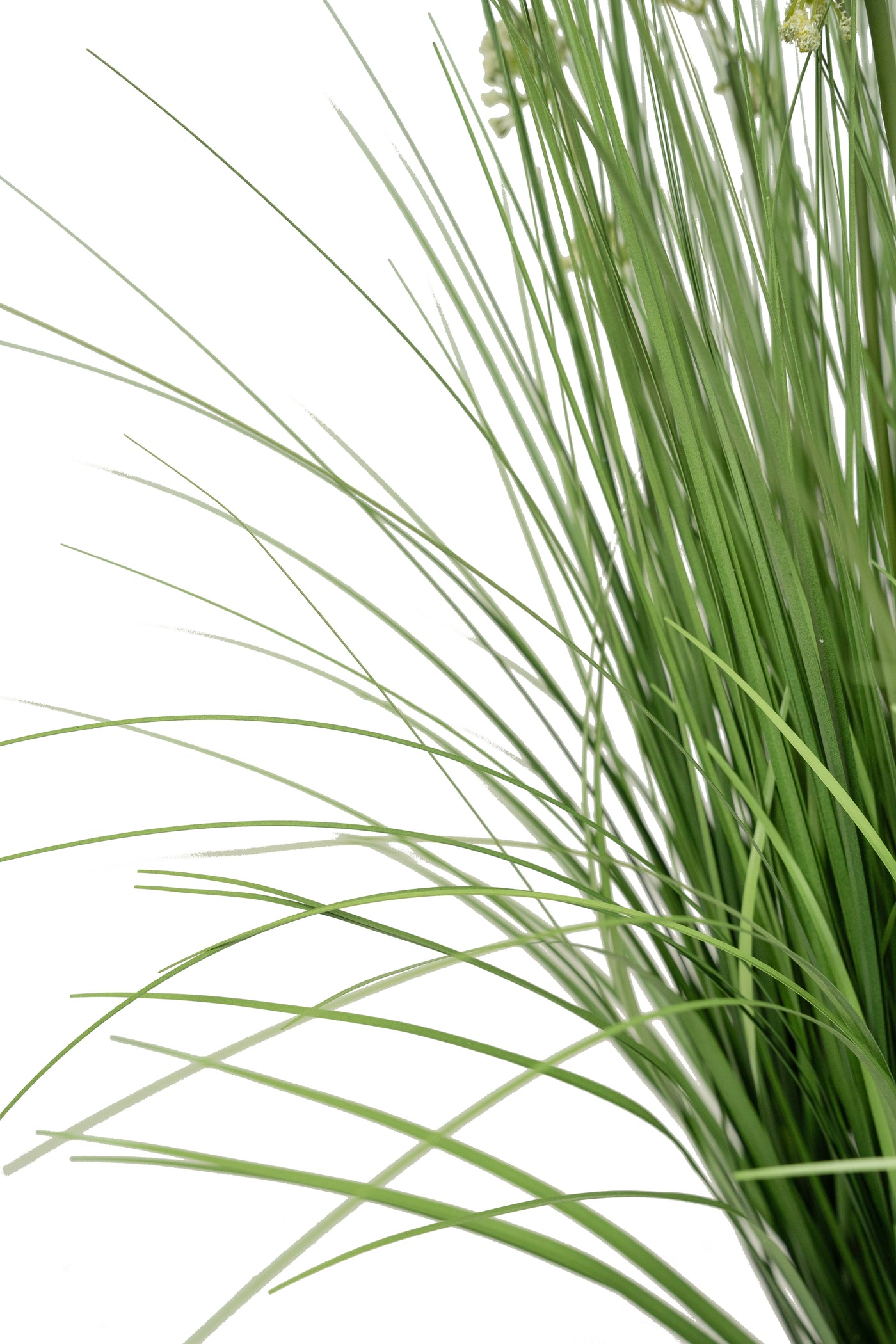 Iarba artificiala Onion 80 cm cu 14 flori de praz albe