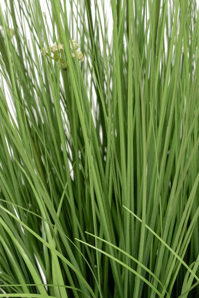 Iarba artificiala Onion 80 cm cu 14 flori de praz albe