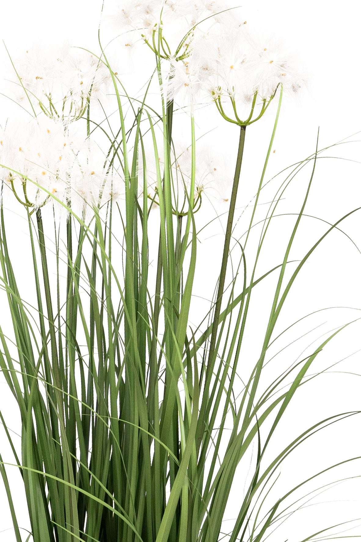 Iarba artificiala Onion 90 cm cu 5 flori de papadie albe