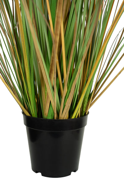 Iarba artificiala Onion 90 cm cu 5 flori naturale de pampas bej