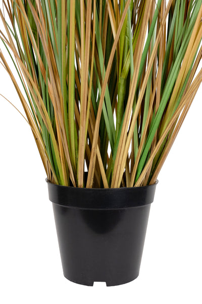 Iarba artificiala Onion 90 cm cu 6 flori de crizantema galbene