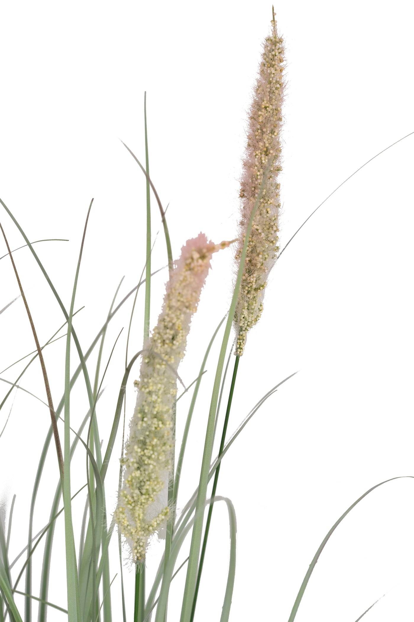 Iarba artificiala Onion Cattail 120 cm cu 7 flori roz