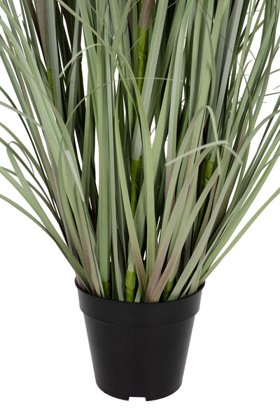 Iarba artificiala Onion Cattail 120 cm cu 7 flori roz