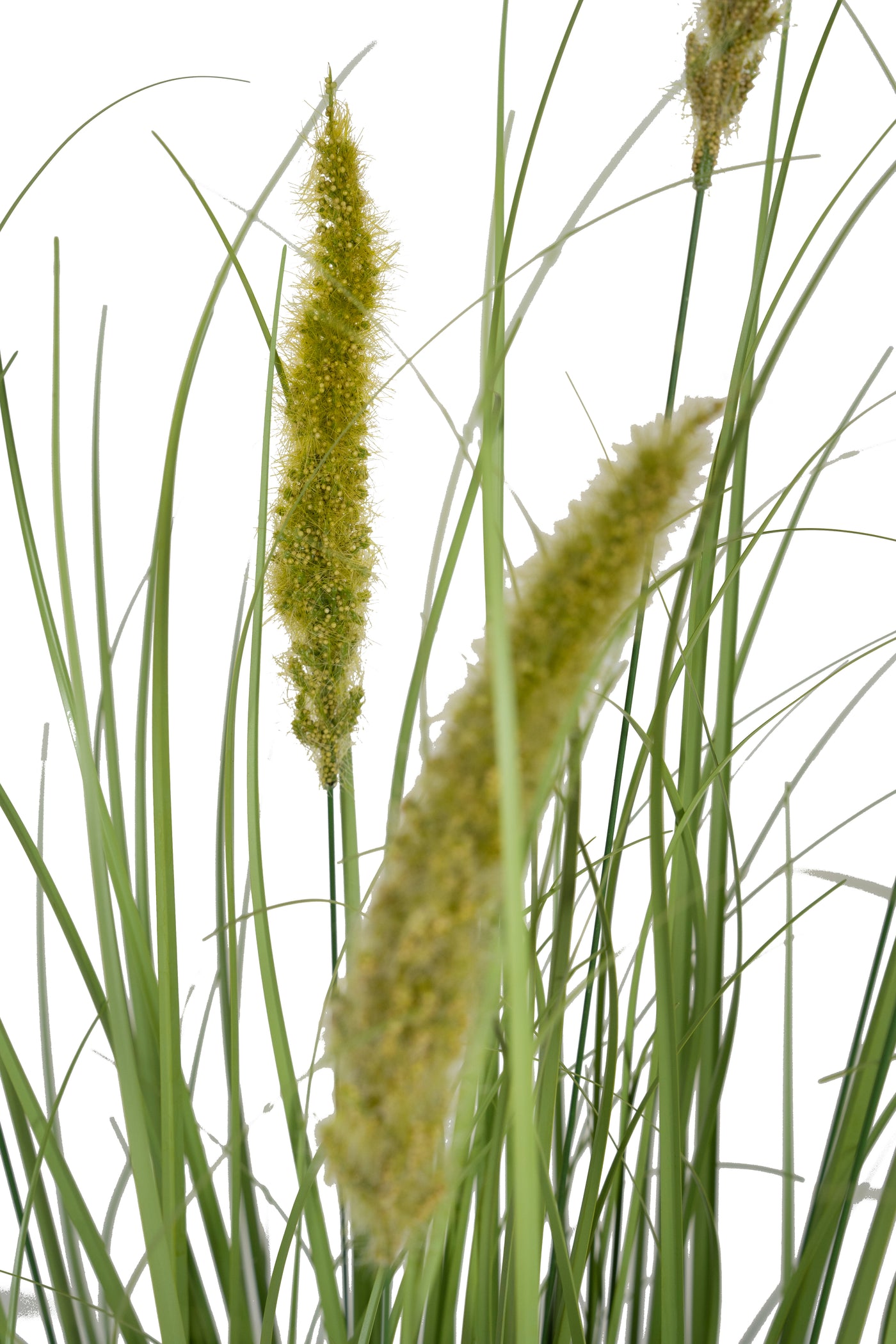Iarba artificiala Onion Cattail 120 cm cu 7 flori verzi