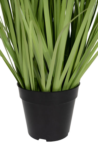 Iarba artificiala Onion Cattail 120 cm cu 7 flori verzi