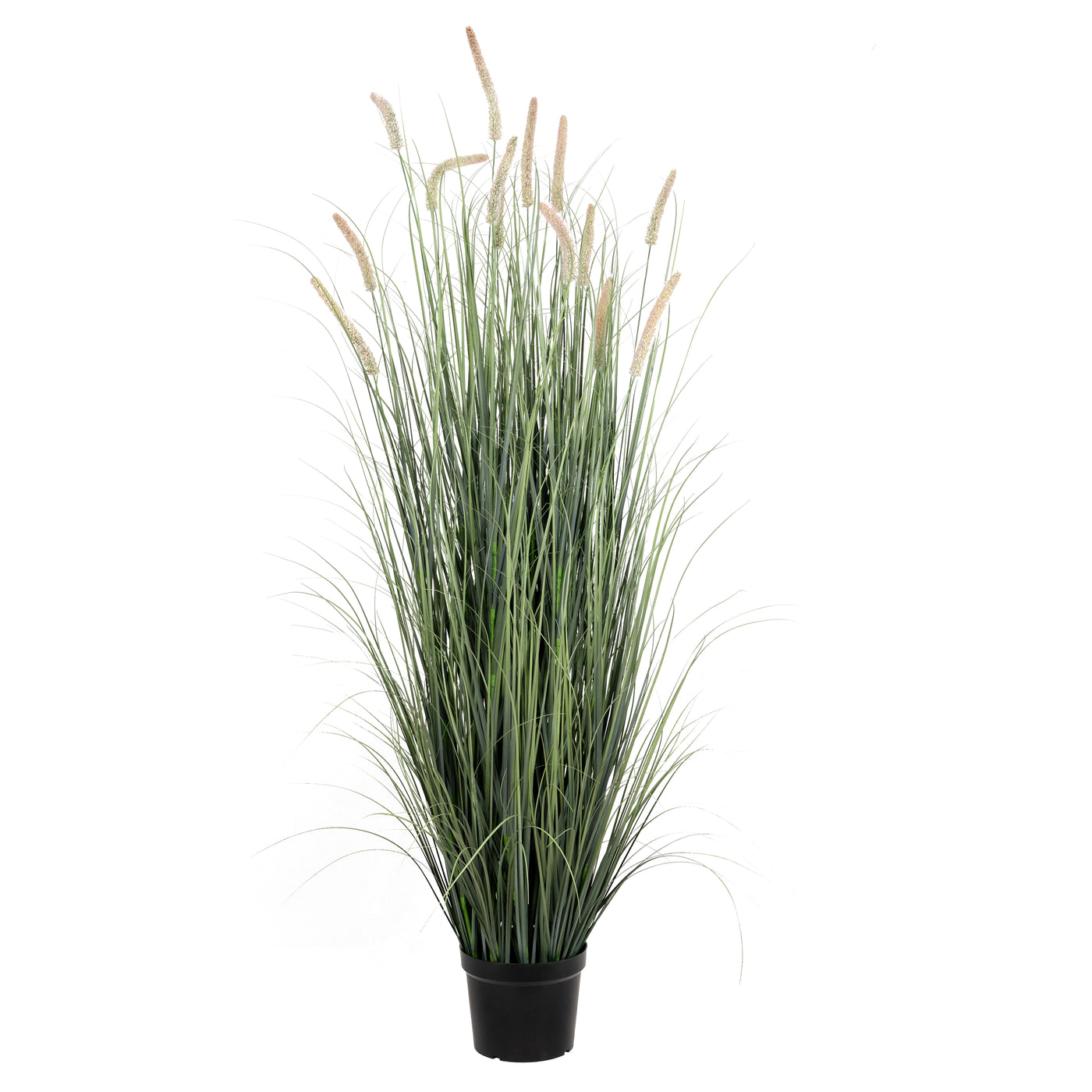 Iarba artificiala Onion Cattail 180 cm cu 14 flori roz roz