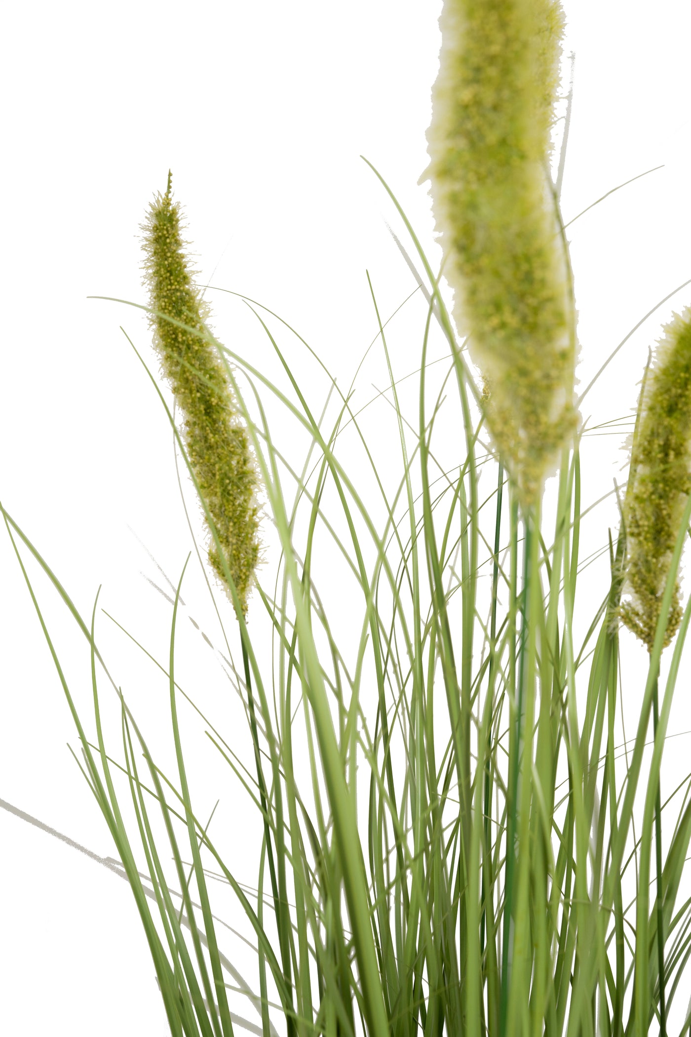 Iarba artificiala Onion Cattail 90 cm cu 5 flori verzi