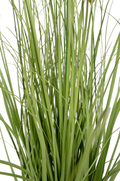 Iarba artificiala Onion Cattail 90 cm cu 5 flori verzi