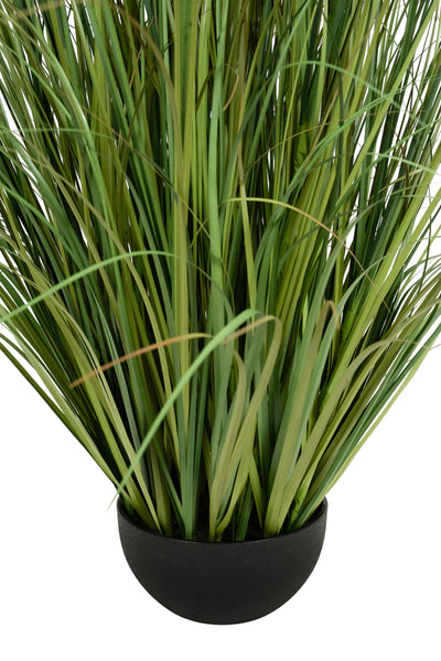 Iarba artificiala Onion Dogtail 120 cm cu 17 flori rosii