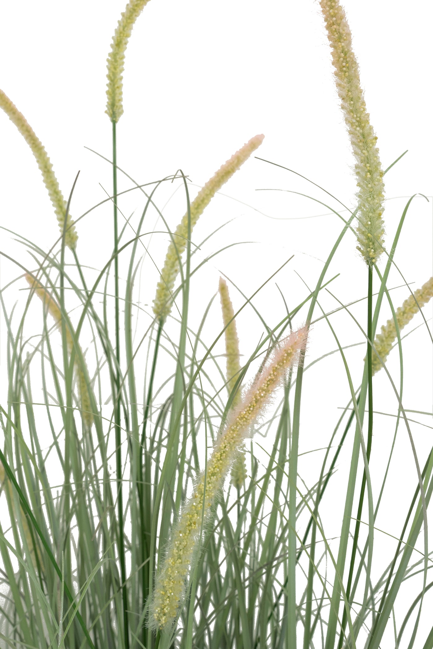 Iarba artificiala Onion Dogtail 120 cm cu 17 flori roz