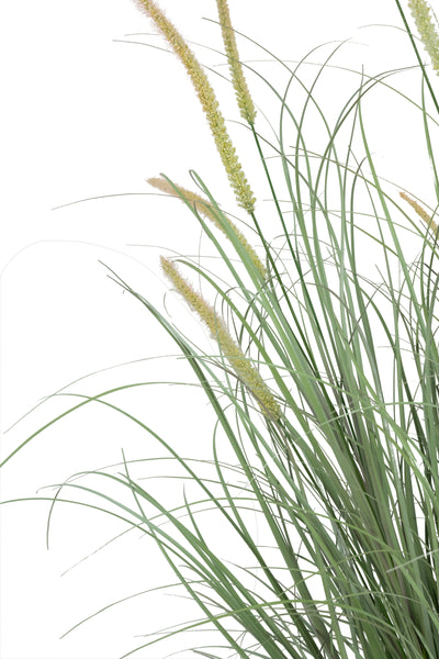 Iarba artificiala Onion Dogtail 120 cm cu 17 flori roz