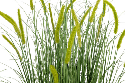Iarba artificiala Onion Dogtail 150 cm cu 26 flori verzi