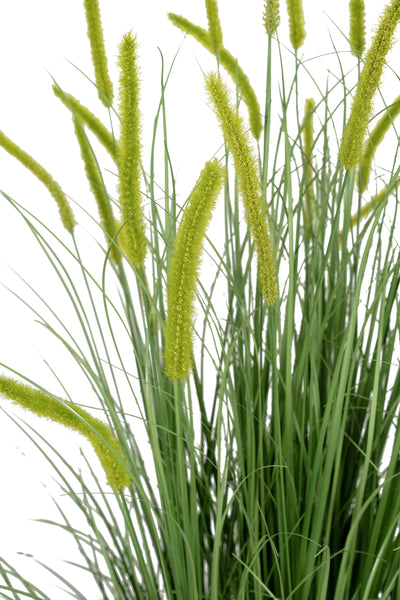 Iarba artificiala Onion Dogtail 150 cm cu 26 flori verzi