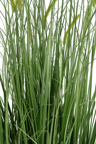Iarba artificiala Onion Dogtail 150 cm cu 26 flori verzi