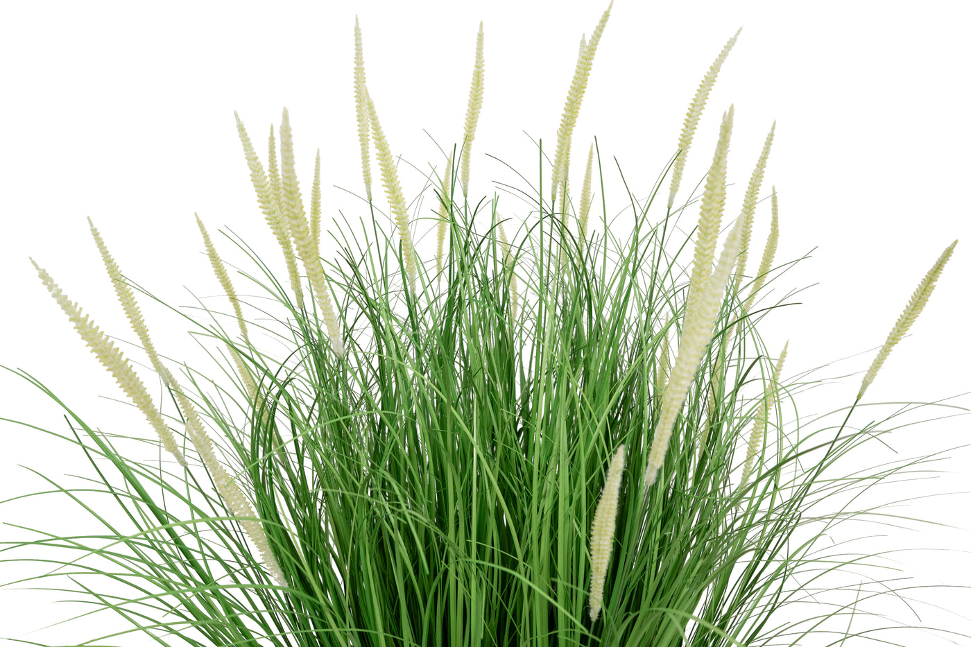 Iarba artificiala Onion Dogtail 81 cm cu 33 flori albe