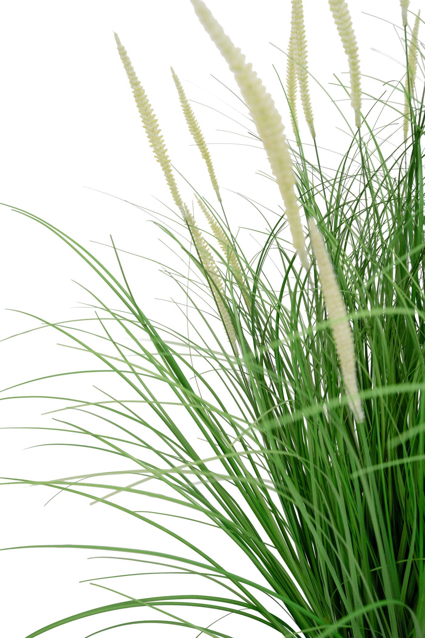 Iarba artificiala Onion Dogtail 81 cm cu 33 flori albe