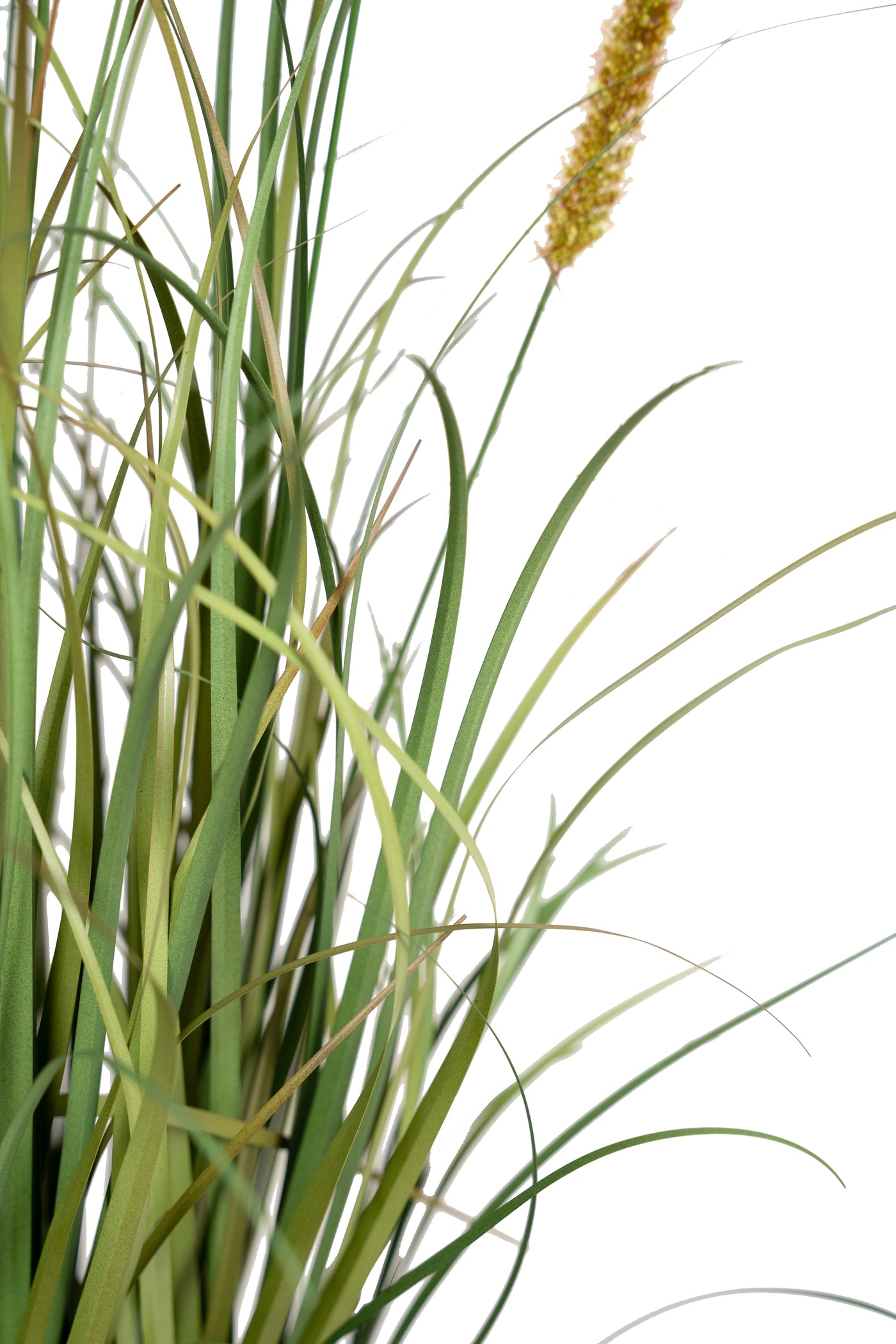 Iarba artificiala Onion Dogtail 90 cm cu 13 flori rosii