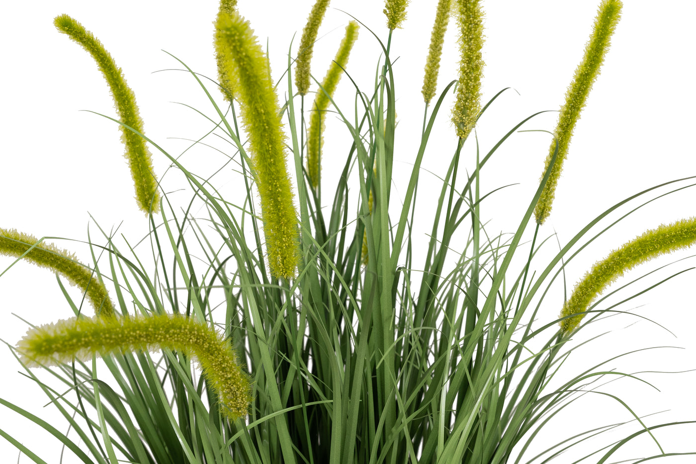 Iarba artificiala Onion Dogtail 90 cm cu 13 flori verzi