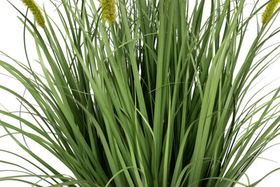 Iarba artificiala Onion Dogtail 90 cm cu 13 flori verzi