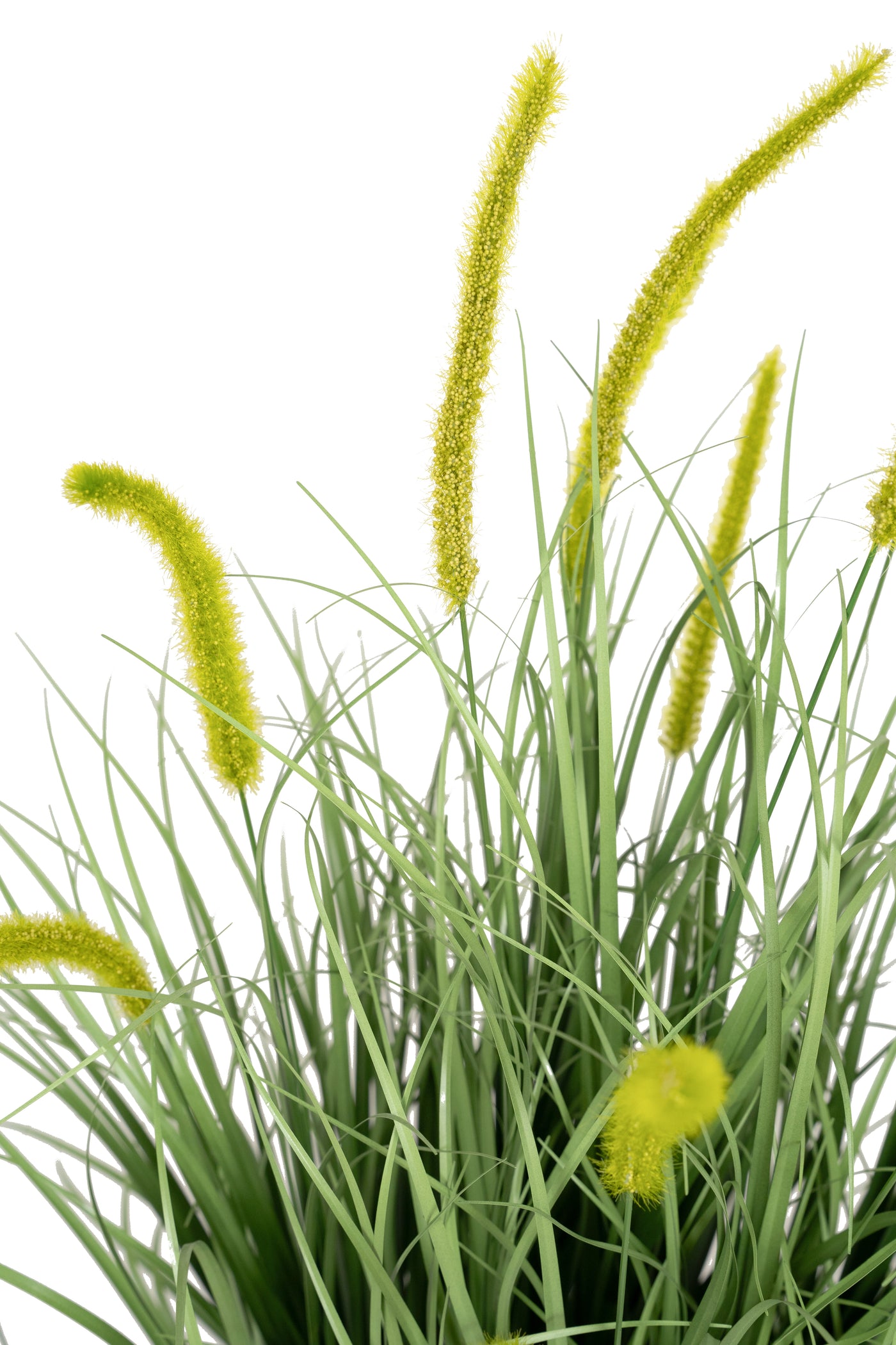 Iarba artificiala Onion Dogtail 90 cm cu 13 flori verzi