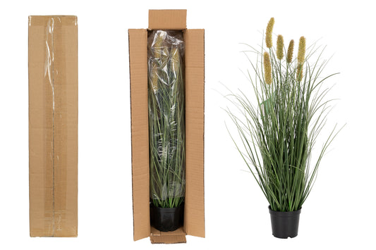 Iarba artificiala Onion Matsutake 61 cm cu 6 flori