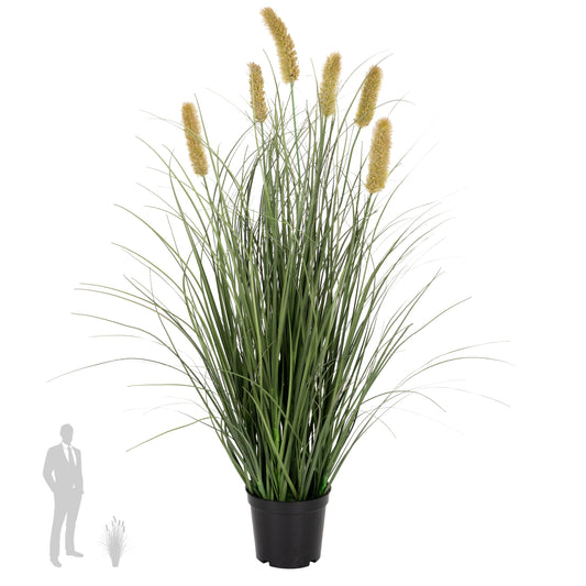 Iarba artificiala Onion Matsutake 61 cm cu 6 flori