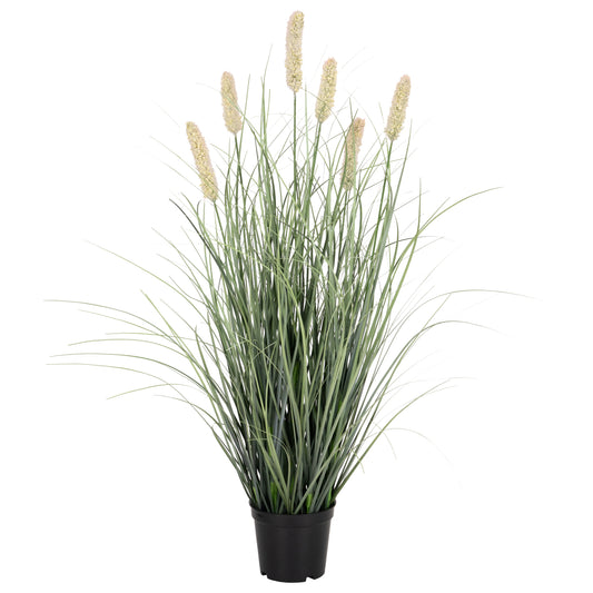 Iarba artificiala Onion Matsutake 61 cm cu 6 flori roz roz