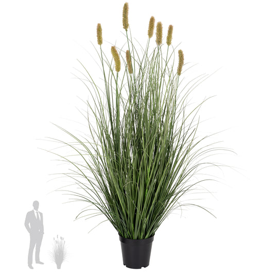 Iarba artificiala Onion Matsutake 90 cm cu 8 flori