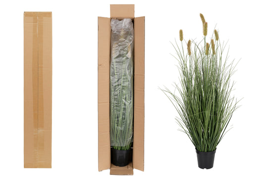 Iarba artificiala Onion Matsutake 90 cm cu 8 flori