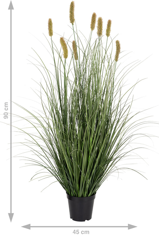 Iarba artificiala Onion Matsutake 90 cm cu 8 flori