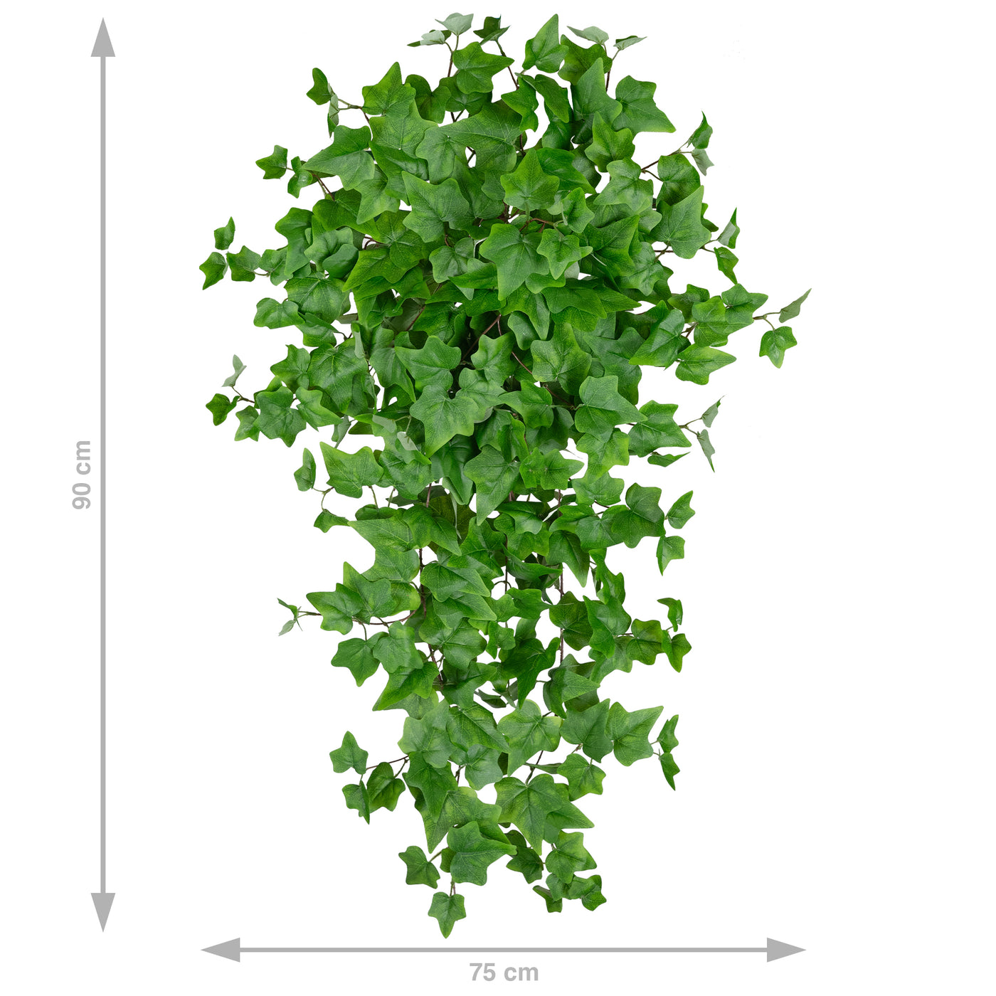 Iedera artificiala 90 cm cu 352 frunze. verde deschis