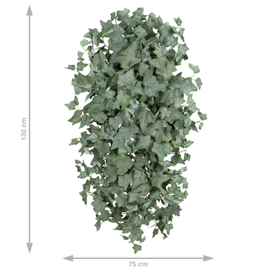 Iedera artificiala catifelata H130cm cu 570 frunze verde deschis