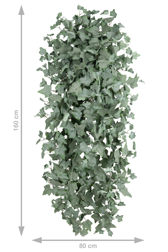 Iedera artificiala catifelata H180cm cu 850 frunze verde deschis