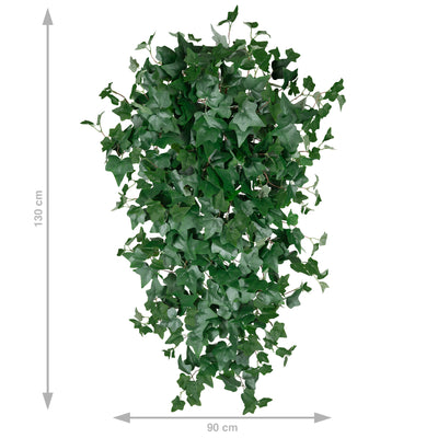 Iedera artificiala H130cm cu 570 frunze verde inchis