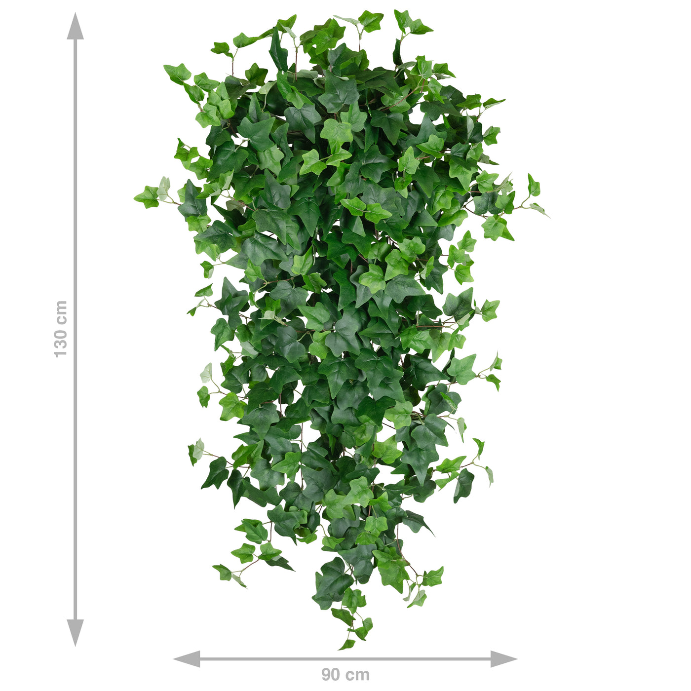 Iedera artificiala H130cm cu 570 frunze verde inchis si deschis